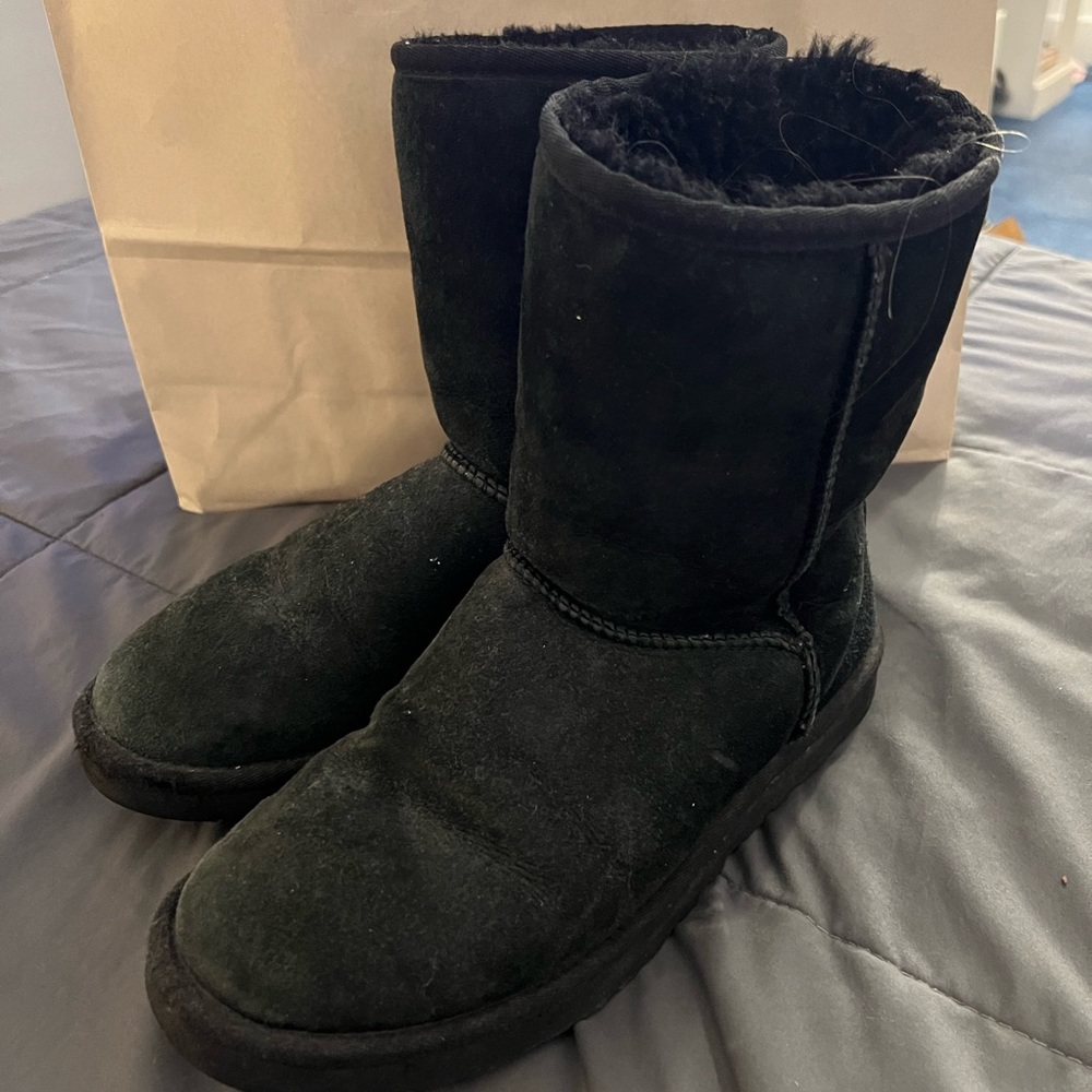 Black Uggs boots Size 9